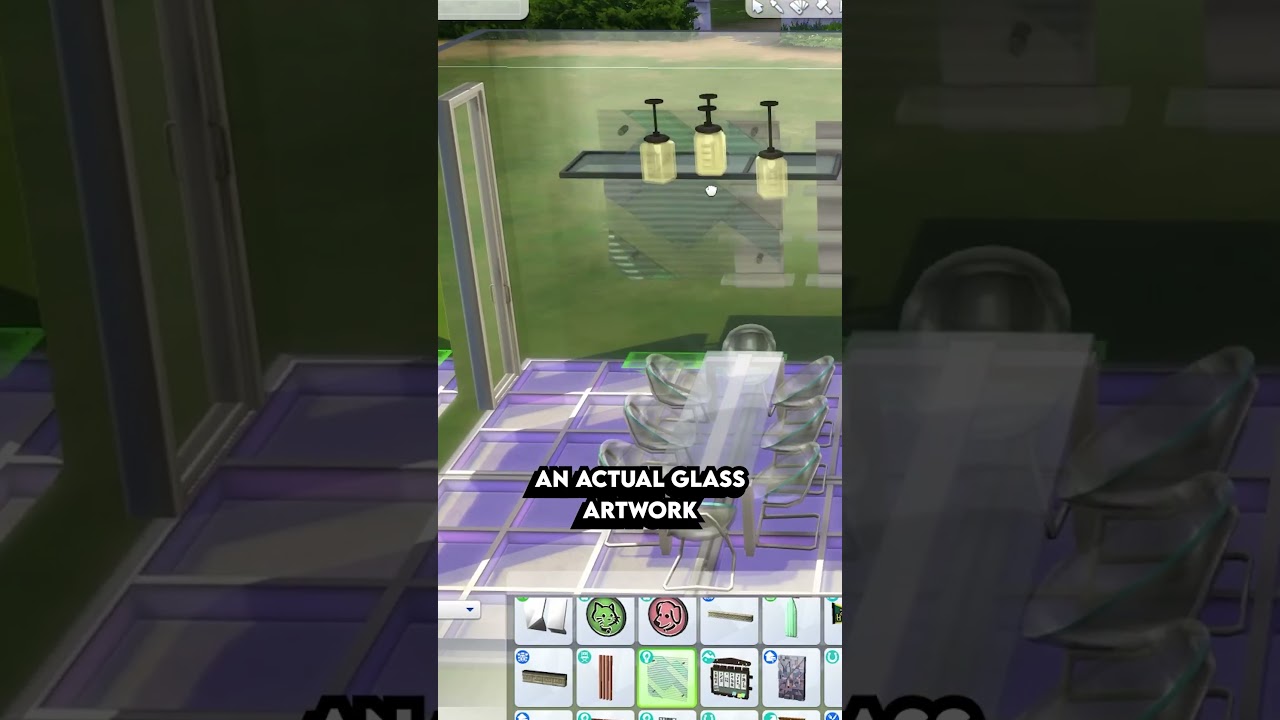 Можно ли построить в The Sims 4 комнату, полностью состоящую из стекла?