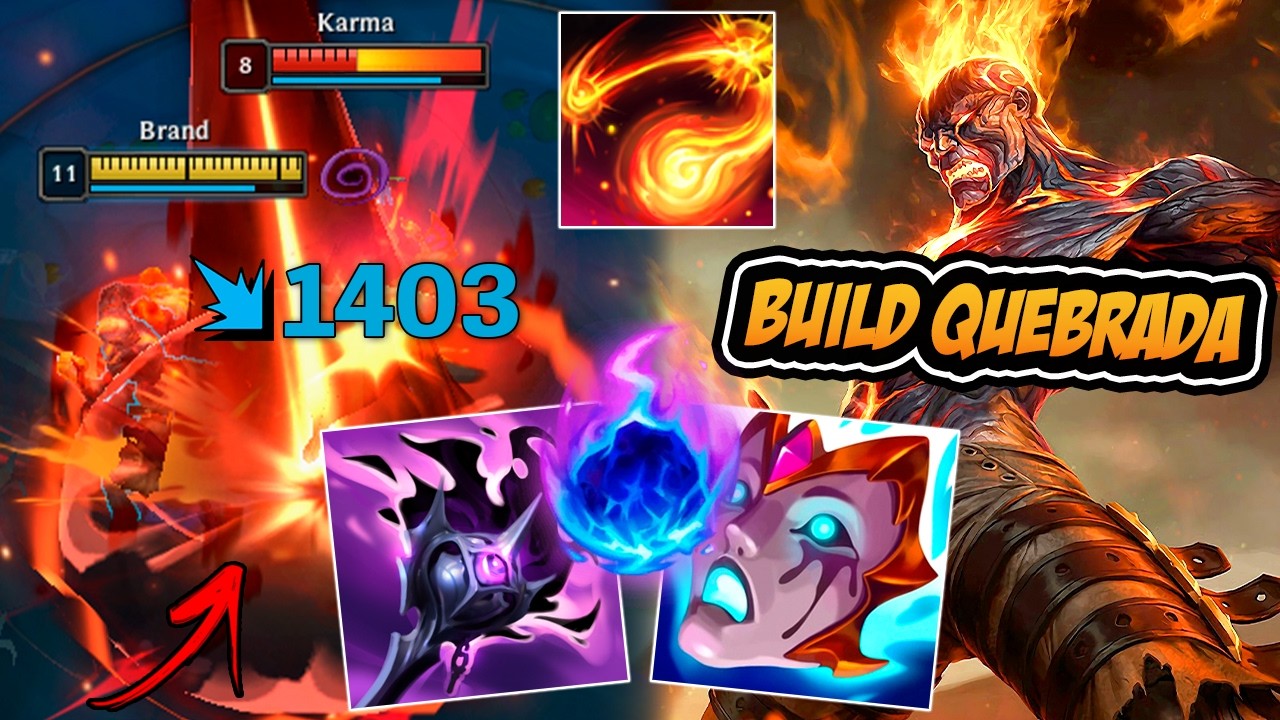 O BUFF NO BRAND DEIXOU ELE INSANO COM ESSA BUILD FOGO INFINITO 