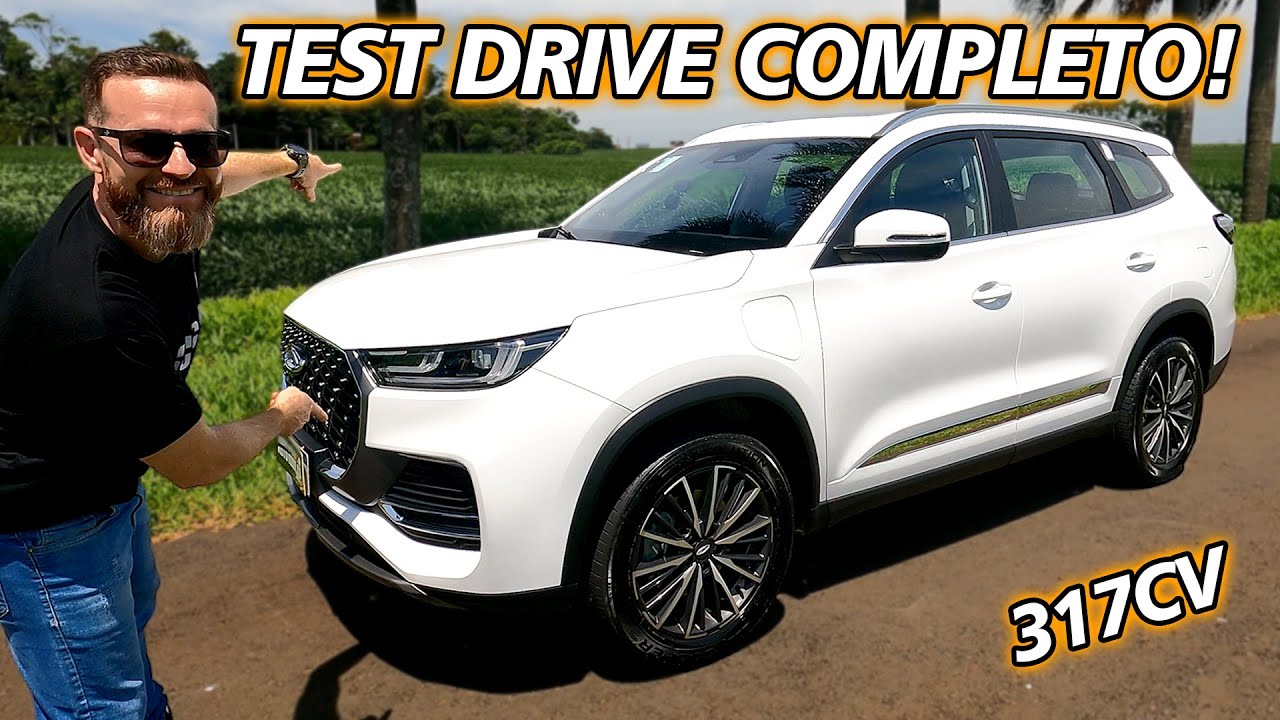 TIGGO 8 PRO PLUG-IN HYBRID 2024 - Test Drive Completo Nos Mínimos Detalhes!