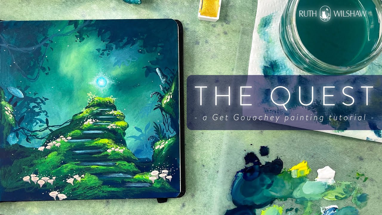 The Quest — Волшебный урок рисования пейзажей гуашью