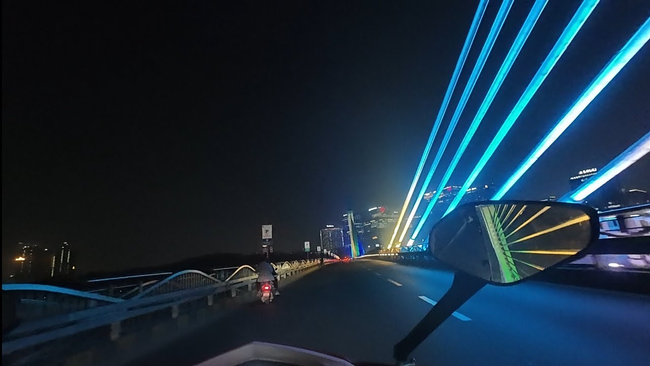 Madhapur To AIG Hospital Mind Space Road Night Moto ride