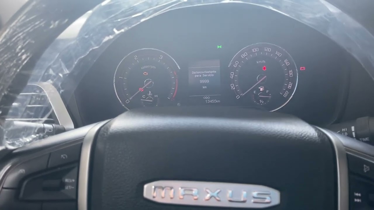 Reset Mantenimiento Maxus T60 2.0lt 2024