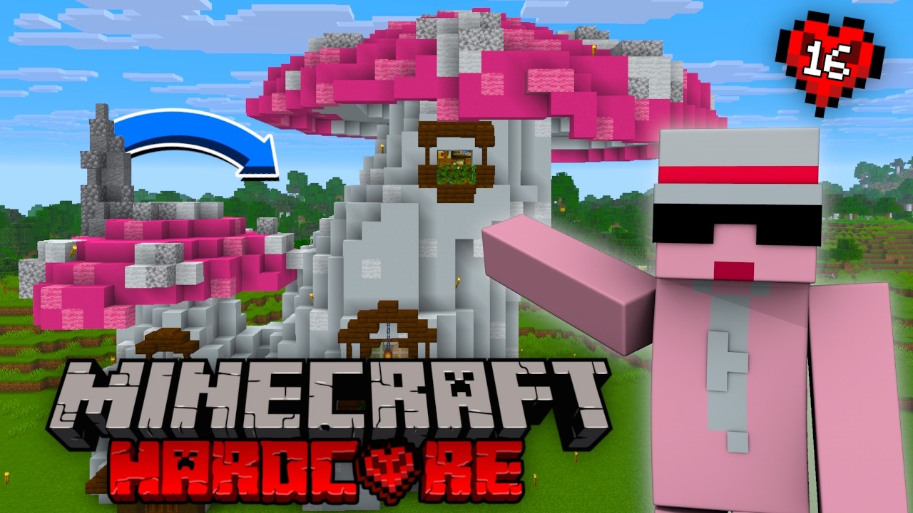 Zbudowałem JEDYNY TAKI DOM w Minecraft Hardcore! #16
