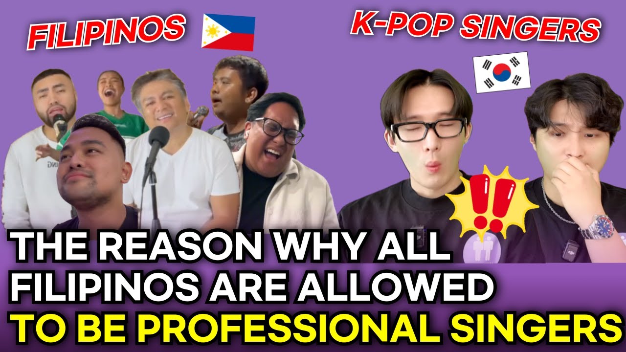 Why K-POP SINGERS were shocked to hear Philippine ordinary people's singing skills