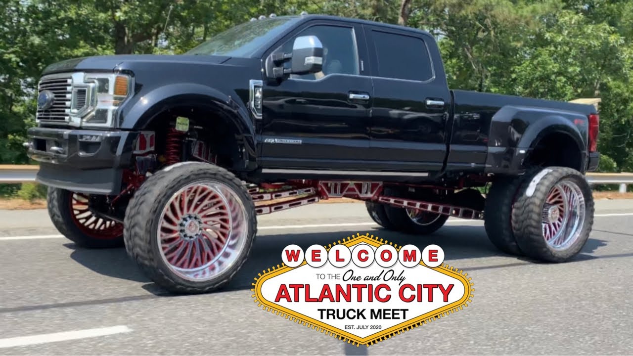 ATLANTIC CITY WAS CRAZY!! Burnout Pit, Truck show, TikToks and MORE