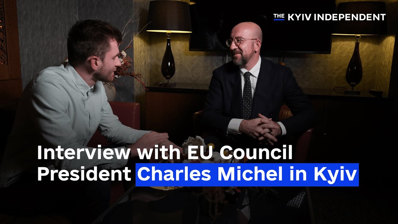 Charles Michel talks about Ukraine's counteroffensive, elections. Interview in Kyiv