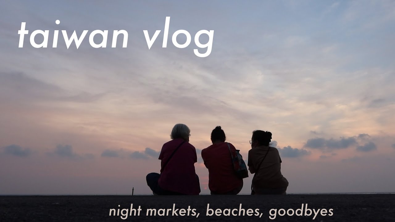 taiwan vlog | night markets, beaches, goodbyes