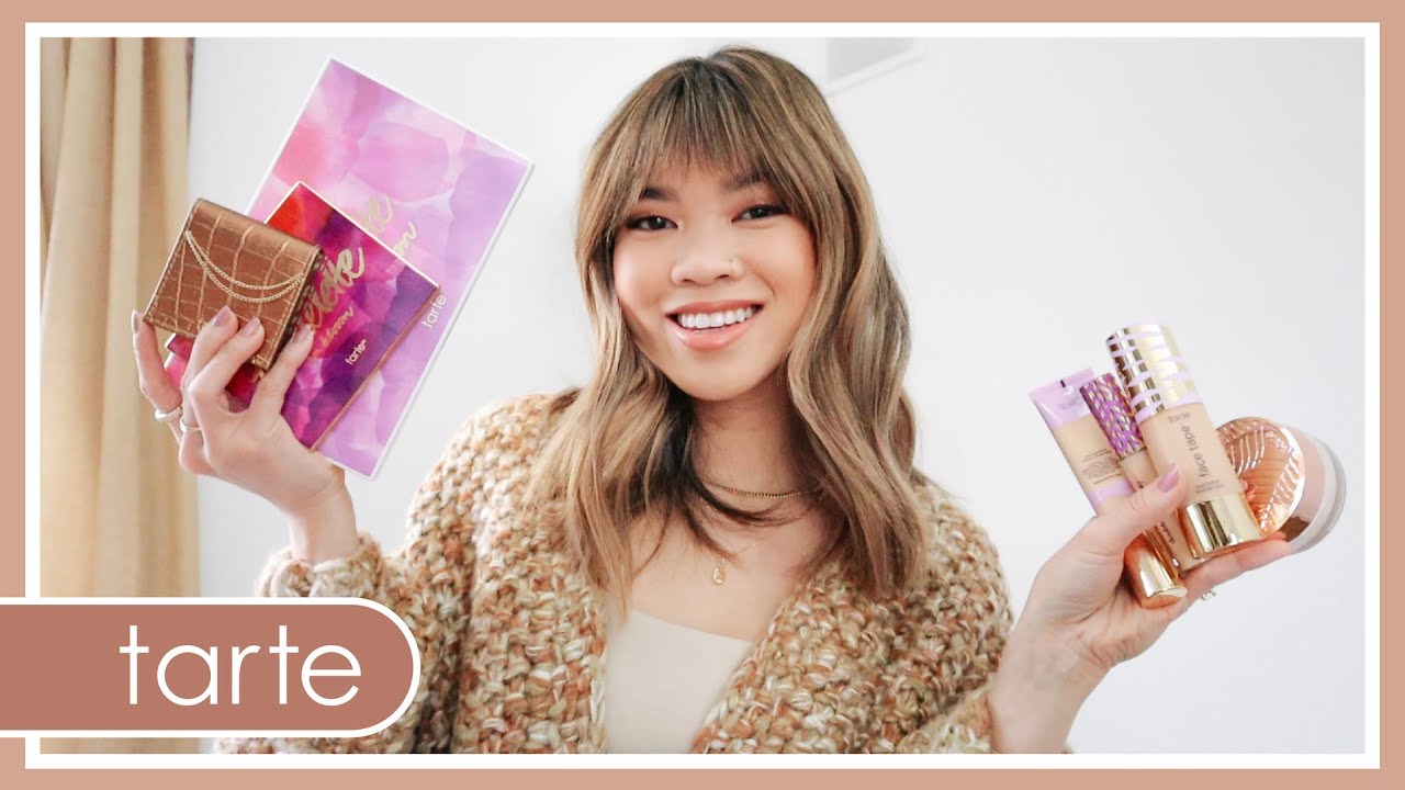 Tarte Cosmetics Full Face Makeup Look & Discount Code 🌸 My favorite Products and shades!