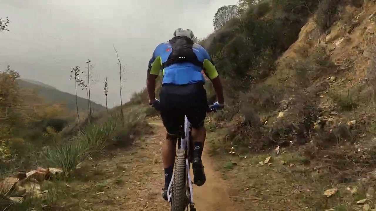 Rocky E-MTB Sycamore Canyon through the canyon