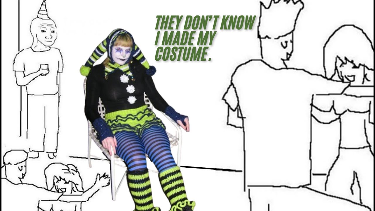 I crocheted my entire Halloween costume