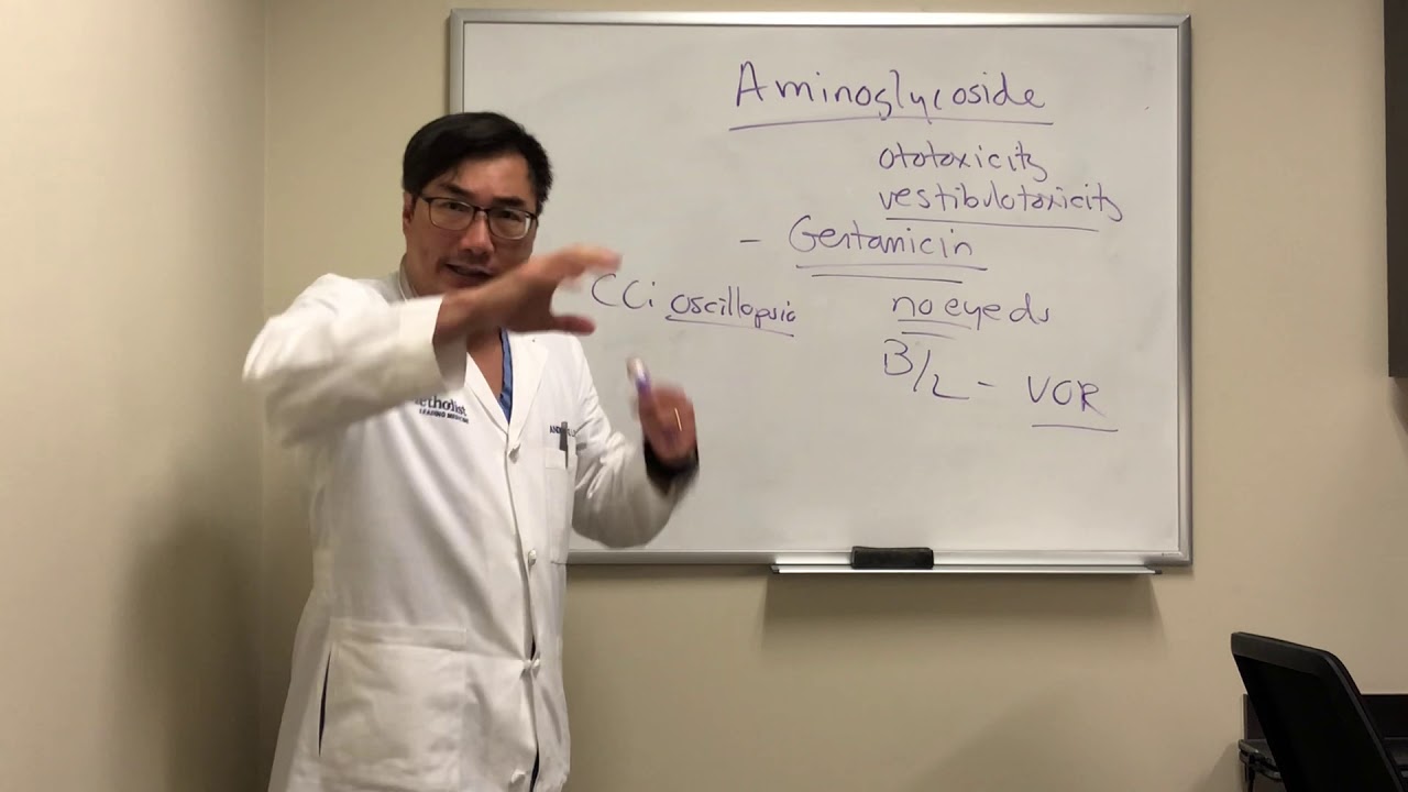 Aminoglycoside toxicity in Neuro ophthalmology