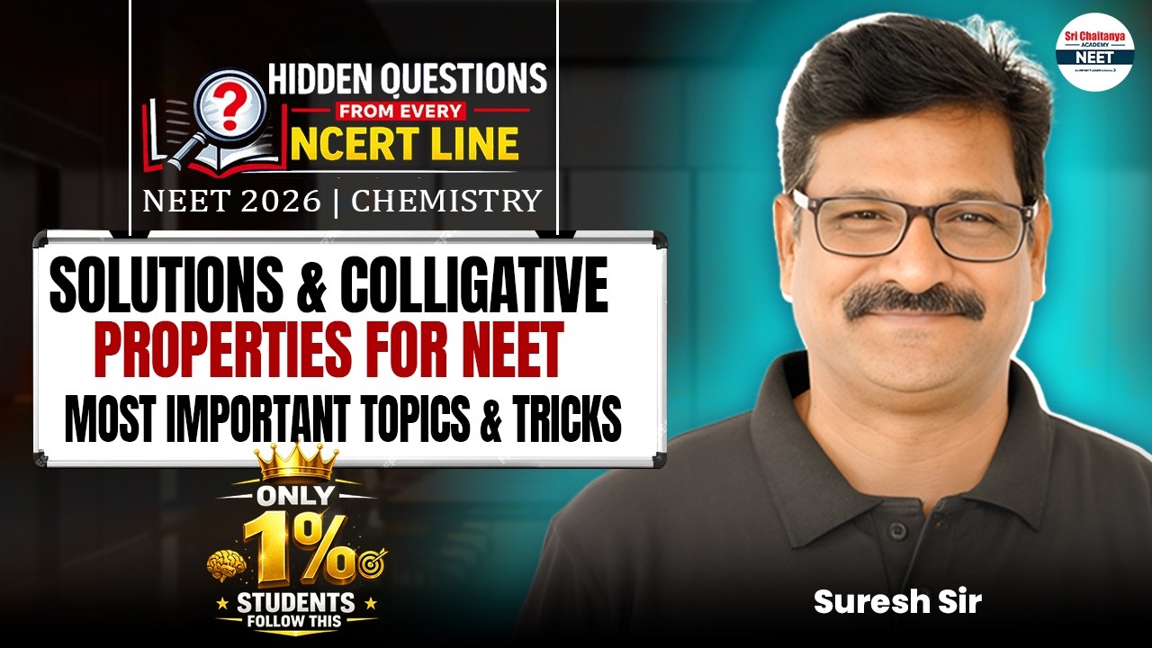 Solutions & Colligative Properties: Guaranteed 8 Marks in NEET Chemistry! 🎯 | Most Important Topics