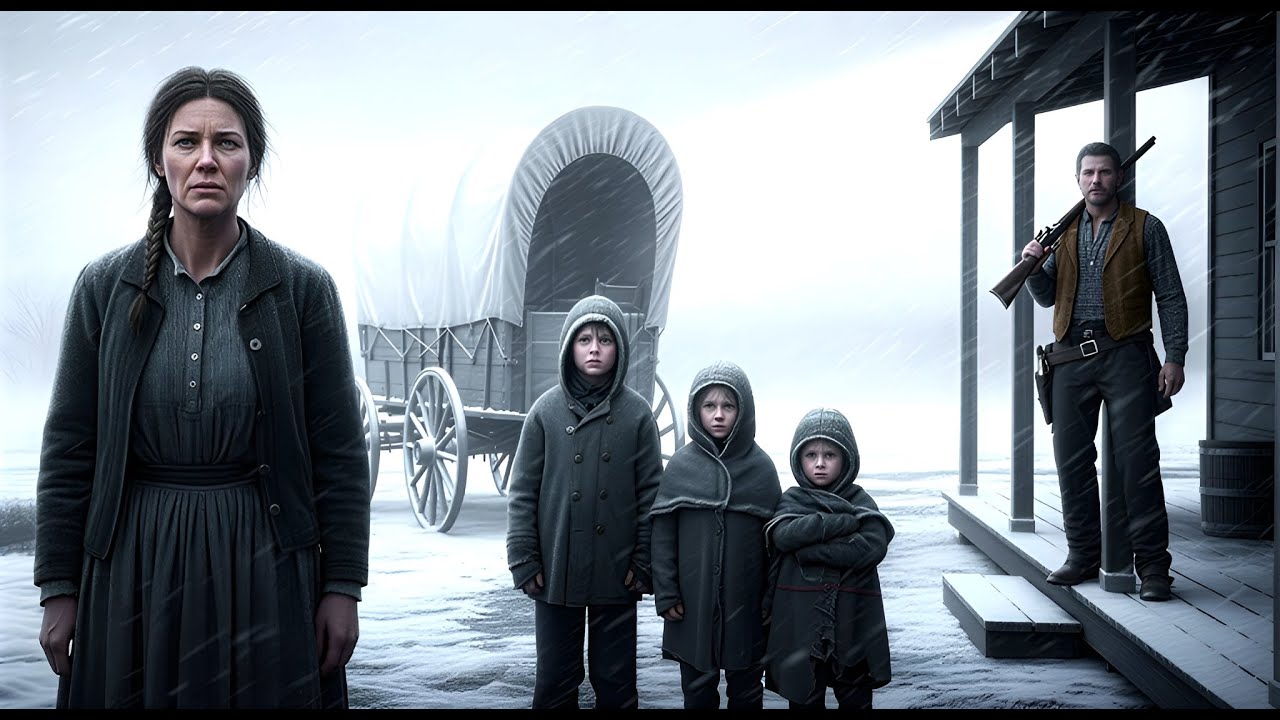 “Please… Just One Winter,” She Begged — The Rancher Who Chose a Broken Widow and 3 Children
