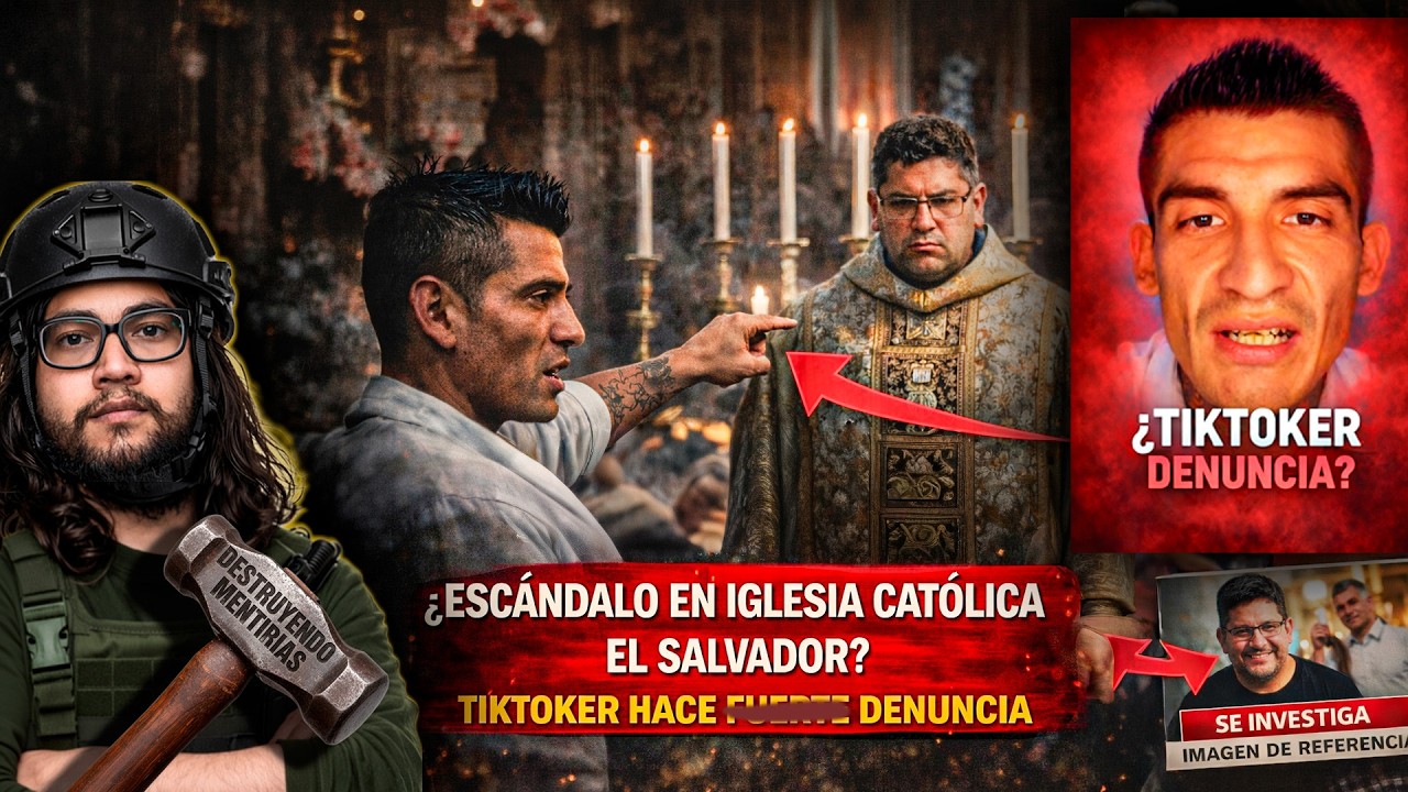 TIKTOKER SALVADOREÑO DENUNCIA POR  AB,U...S0 A SACERDOTE  ¡ESCANDALO!