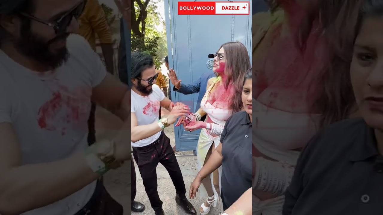#Sherlyn Chopra spotted at juhu he's holi #SherlynChopra #HappyHoli #bollywooddazzle #bollywoodstyle