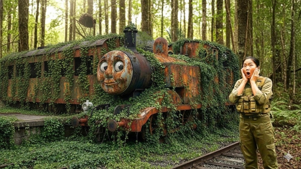 Abandoned Thomas & the Breakdown Train Fully Restored – Ultimate ASMR Transformation!