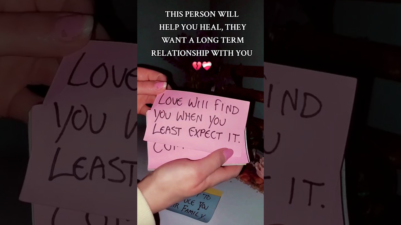 THIS PERSON WILL HELP U HEAL, THEY WANT A LONG TERM RELATIONSHIP WITH U  #soulmate #Tarot ##shorts