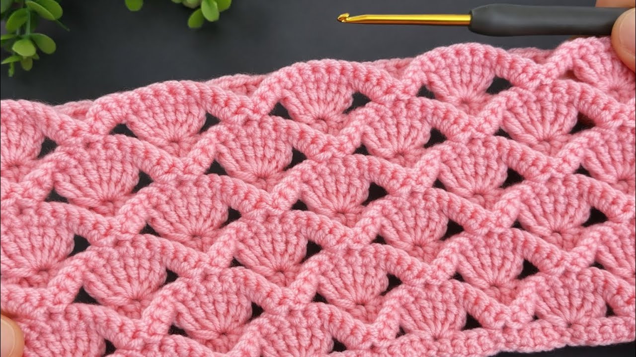 😍 Wow! Super Easy & Eye-Catching Crochet Baby Blanket Stitch – Perfect for Beginners