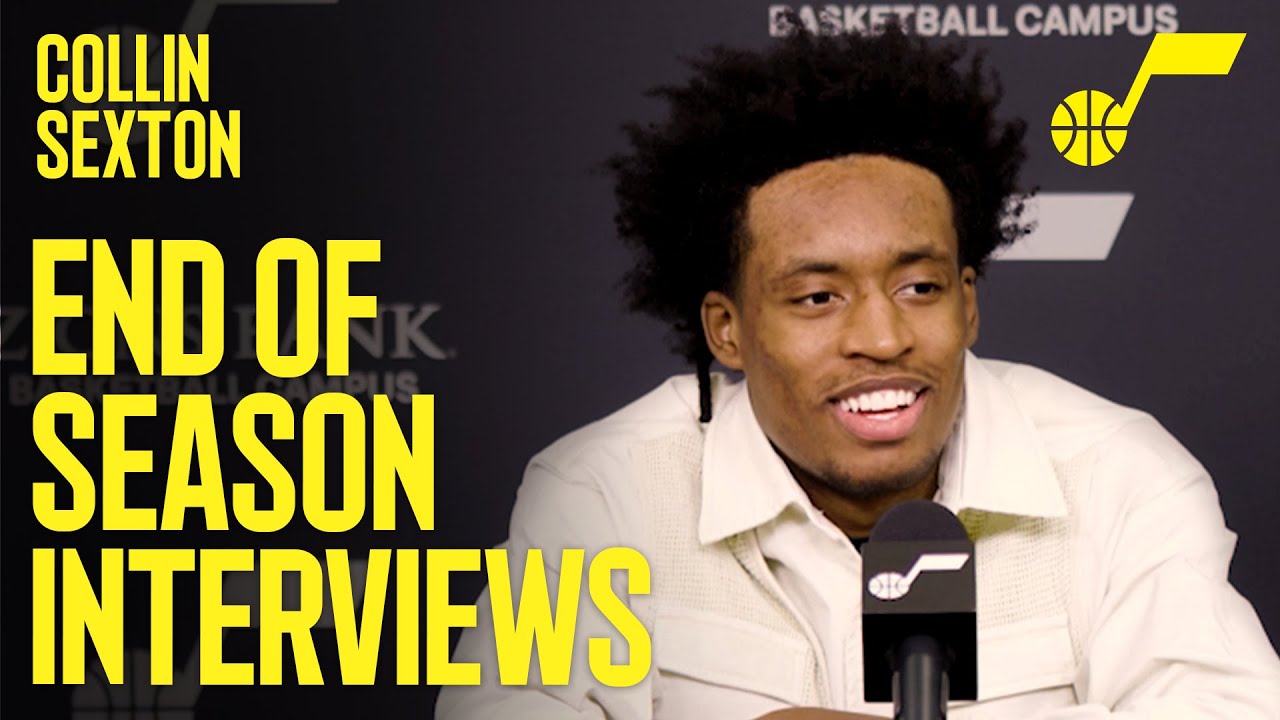 Collin Sexton: End of Season Interview 🎙| UTAH JAZZ
