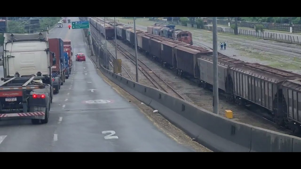 Carretas e Trens , meu dia a dia no Porto de Santos