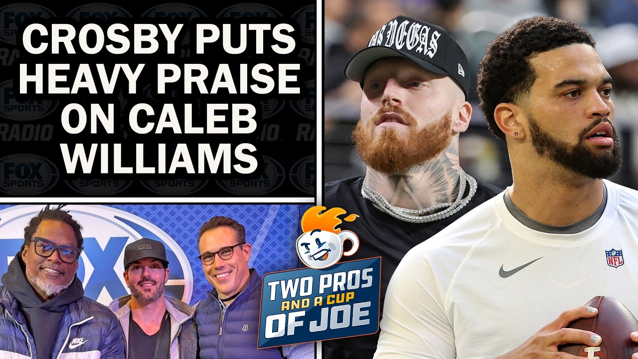 Maxx Crosby & Caleb Williams 🤯 Trade Signal or Strategic Praise?  | 2 PROS & A CUP OF JOE