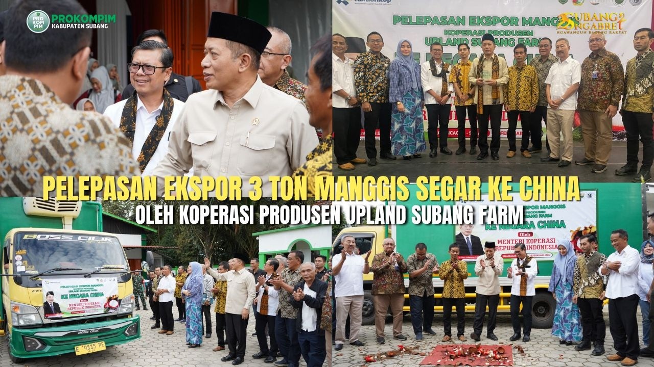 Wakil Bupati Subang Resmikan Ekspor 3 Ton Manggis ke China