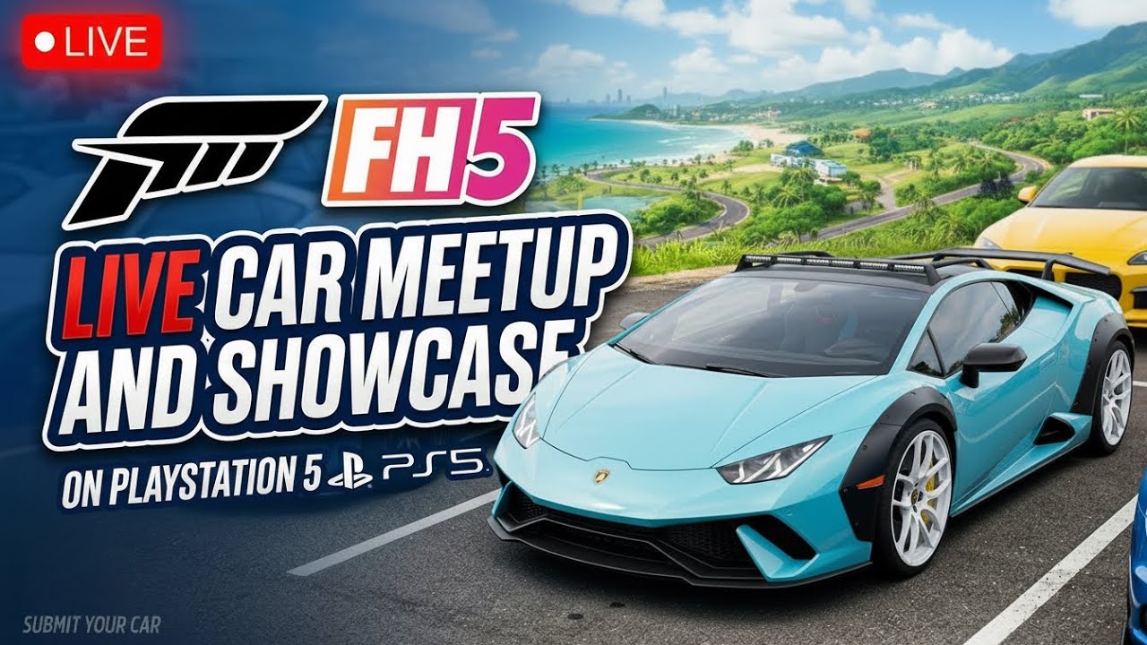Cruise with us ft KingDavii|Forza Horizon 5 Stream| PS5 LIVE