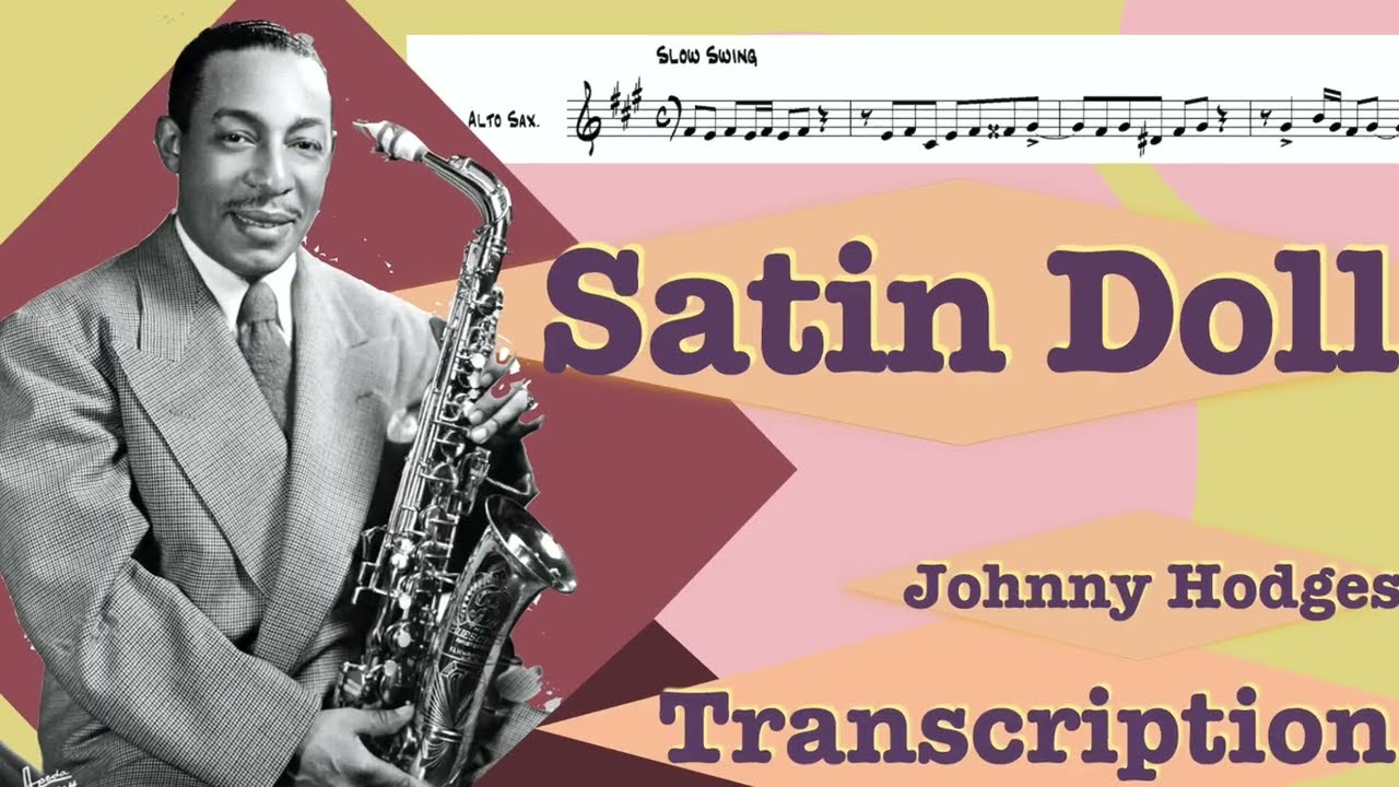 Johnny Hodges - Satin Doll Easy Alto Solo Transcription -