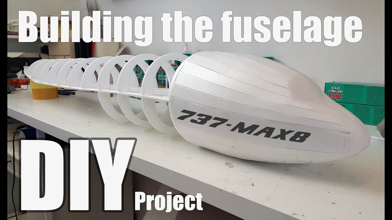 Boeing 737 MAX-8 RC airplane DIY project P-1
