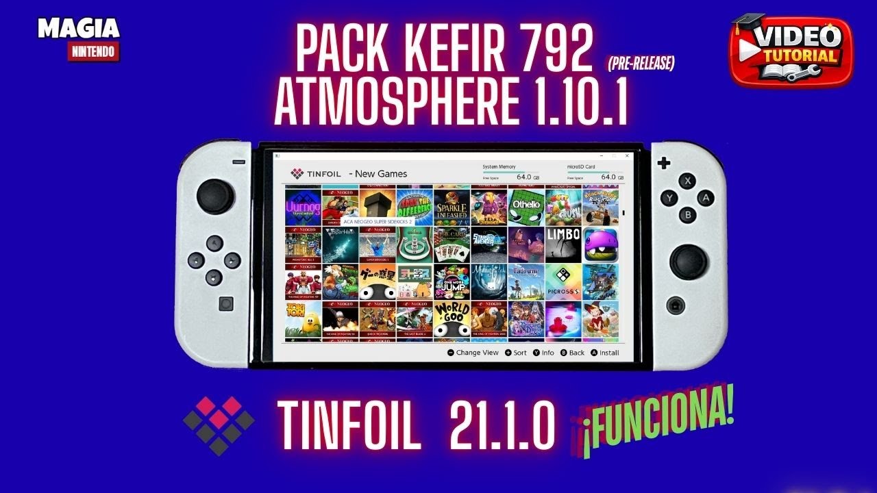 KEFIR 792 + Tinfoil en 21.1.0 |  Funcionando 100% Brutal