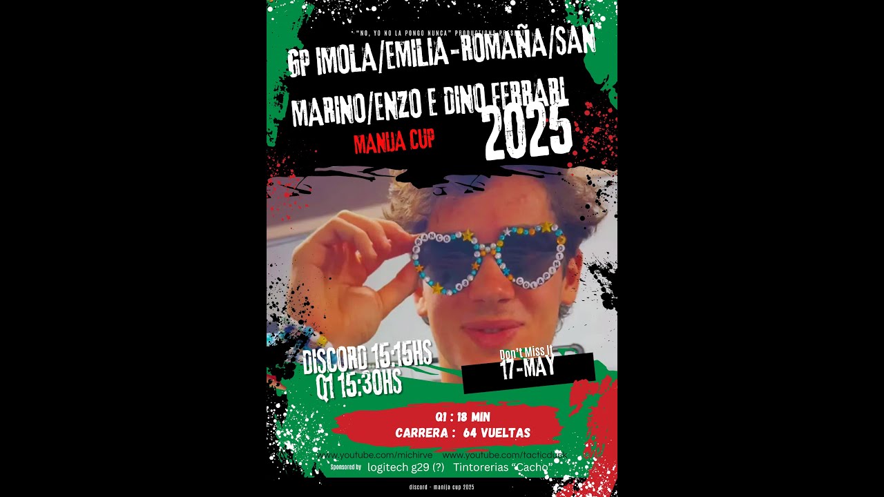 F1 24 - MANIJA CUP 2025 - GP de IMOLA -  FULL QUALY + CARRERA 50%