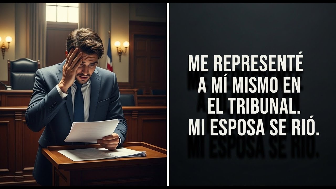 “Me representé a mí mismo en el tribunal. Mi esposa se rió.”