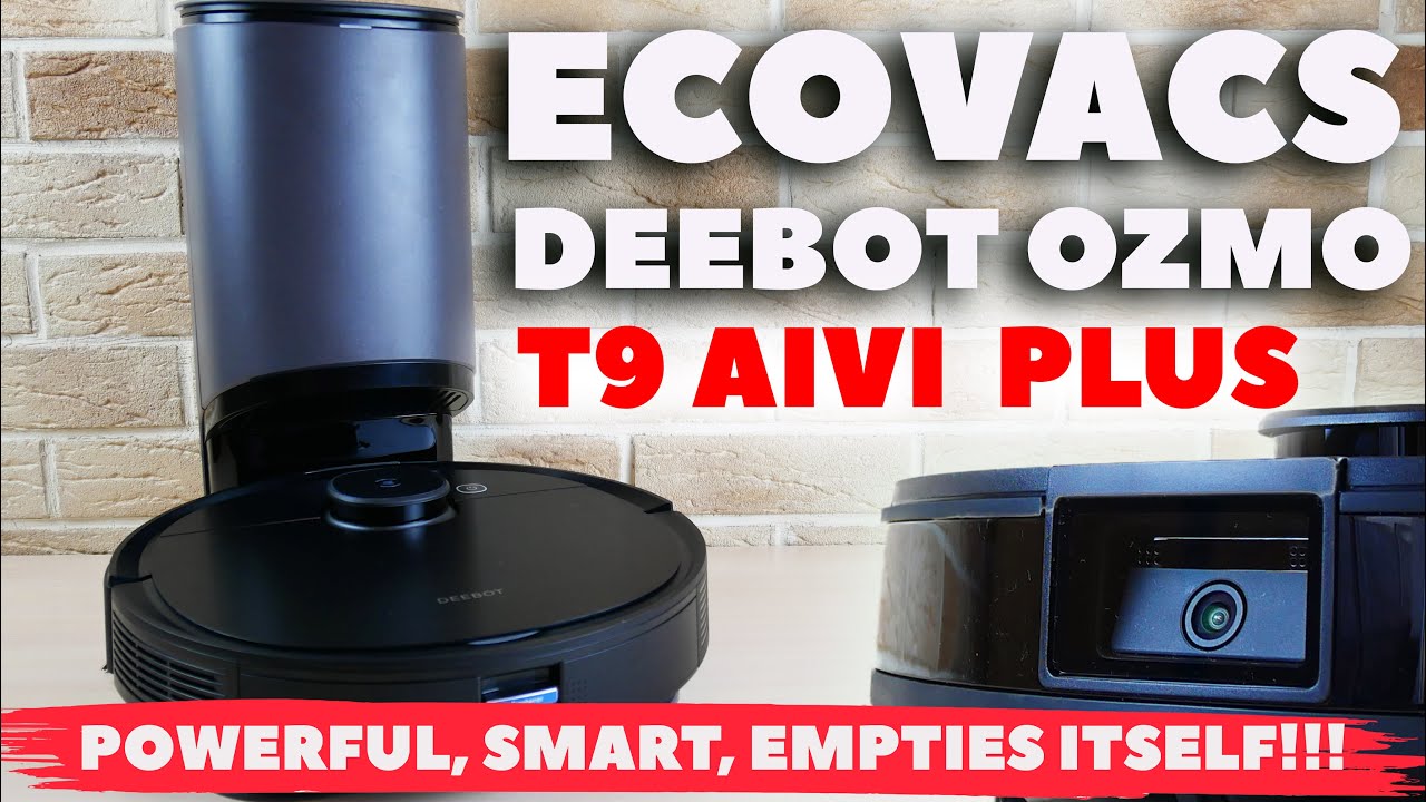 ECOVACS Deebot OZMO T9 AIVI Plus: Best Robot Vacuum of 2021🔥 REVIEW & TEST✅