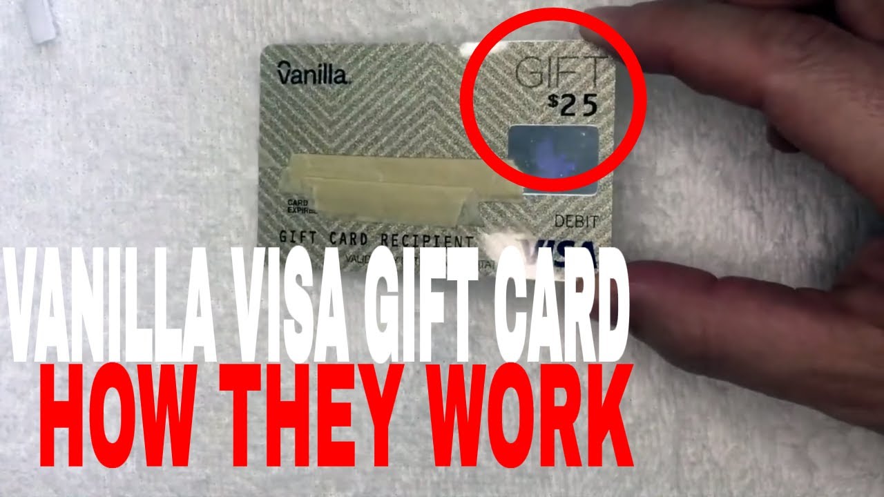 ✅  How Vanilla Visa Debit Gift Cards Work 🔴