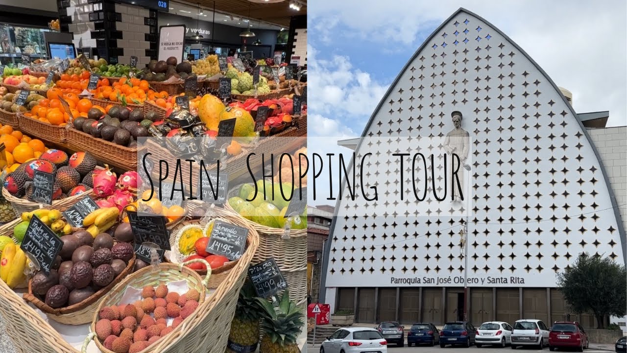 Spain Vlog: Walking and Grocery Shopping Trips in Vigo Spain