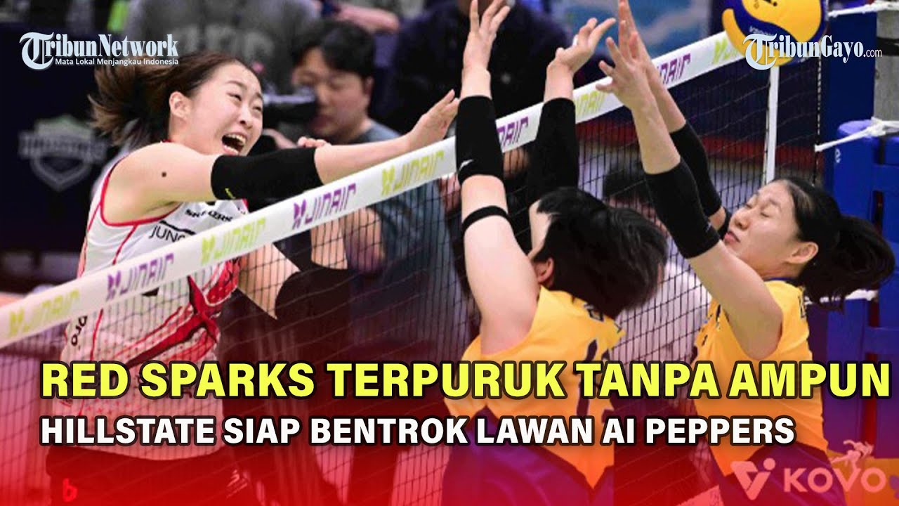 🔴LIVE VOLI KOREA 2026 HARI INI: Red Sparks Terpuruk Tanpa Ampun! Hillstate Bentrok Lawan AI Peppers