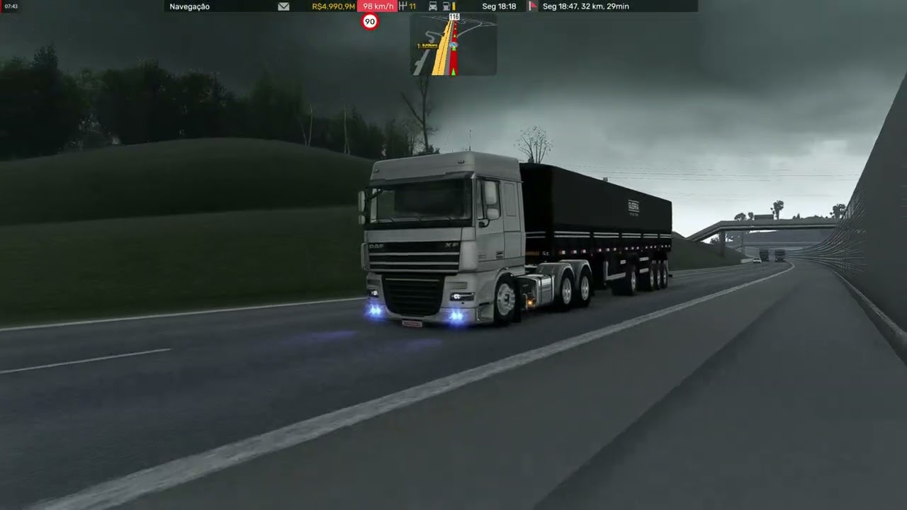 DAF QUALIFICADO NA CARRETINHA 2 EIXOS VIAGEM INSANA MAPA ELDORADO PRO Euro Truck Simulator 2