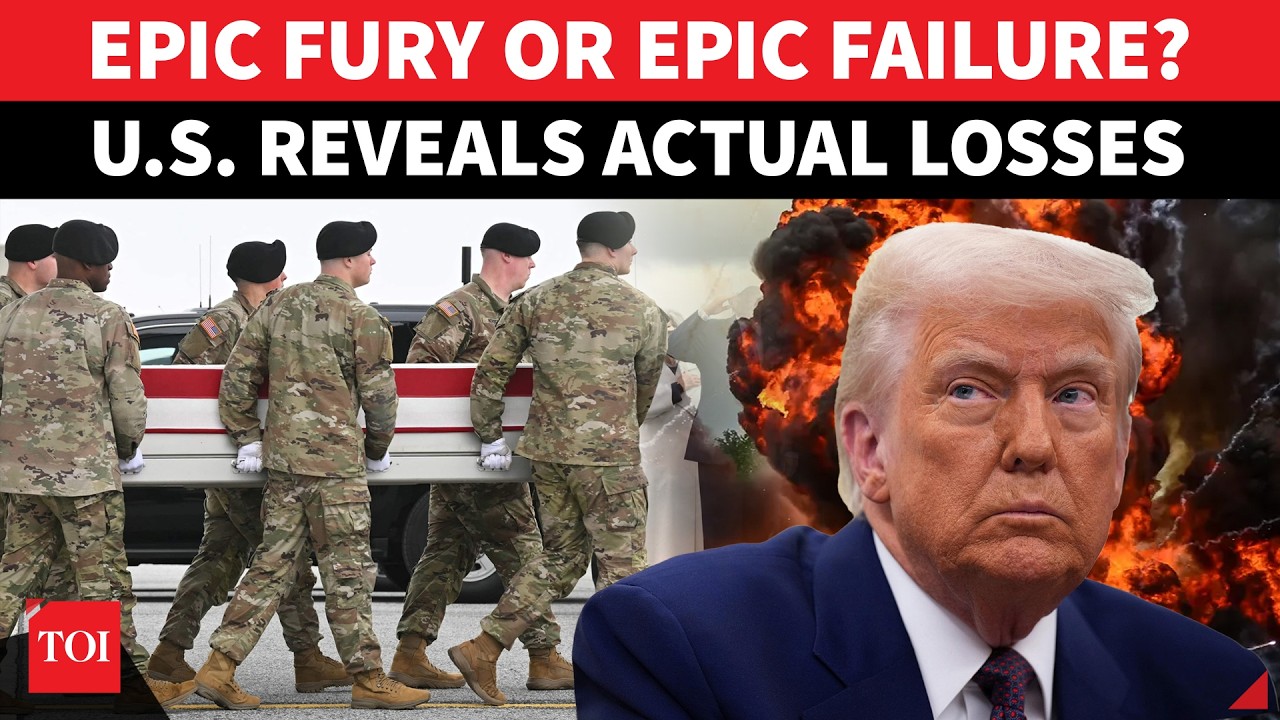 Epic Fury Or Epic Disaster? U.S. Reveals Actual Battle Loses In Iran War After Hiding Them For Days