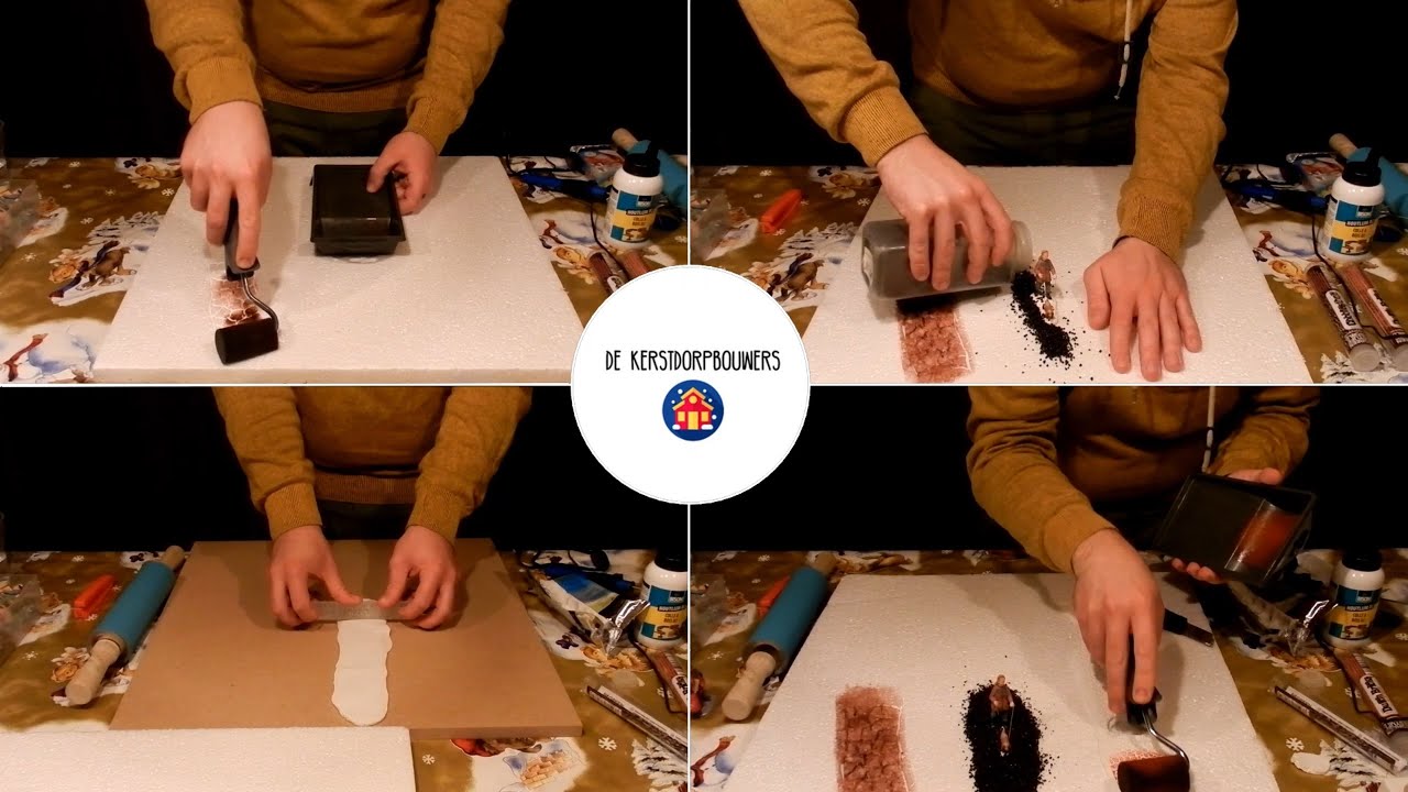 ''How to'' Straatjes maken - Lemax kerstdorp - De kerstdorpbouwers