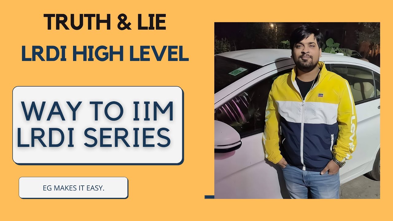 WAY TO IIM LRDI SERIES - SET 7 || TRUTH & LIE UNCONVENTIONAL  || HUNNY MALHOTRA || ELITESGRID