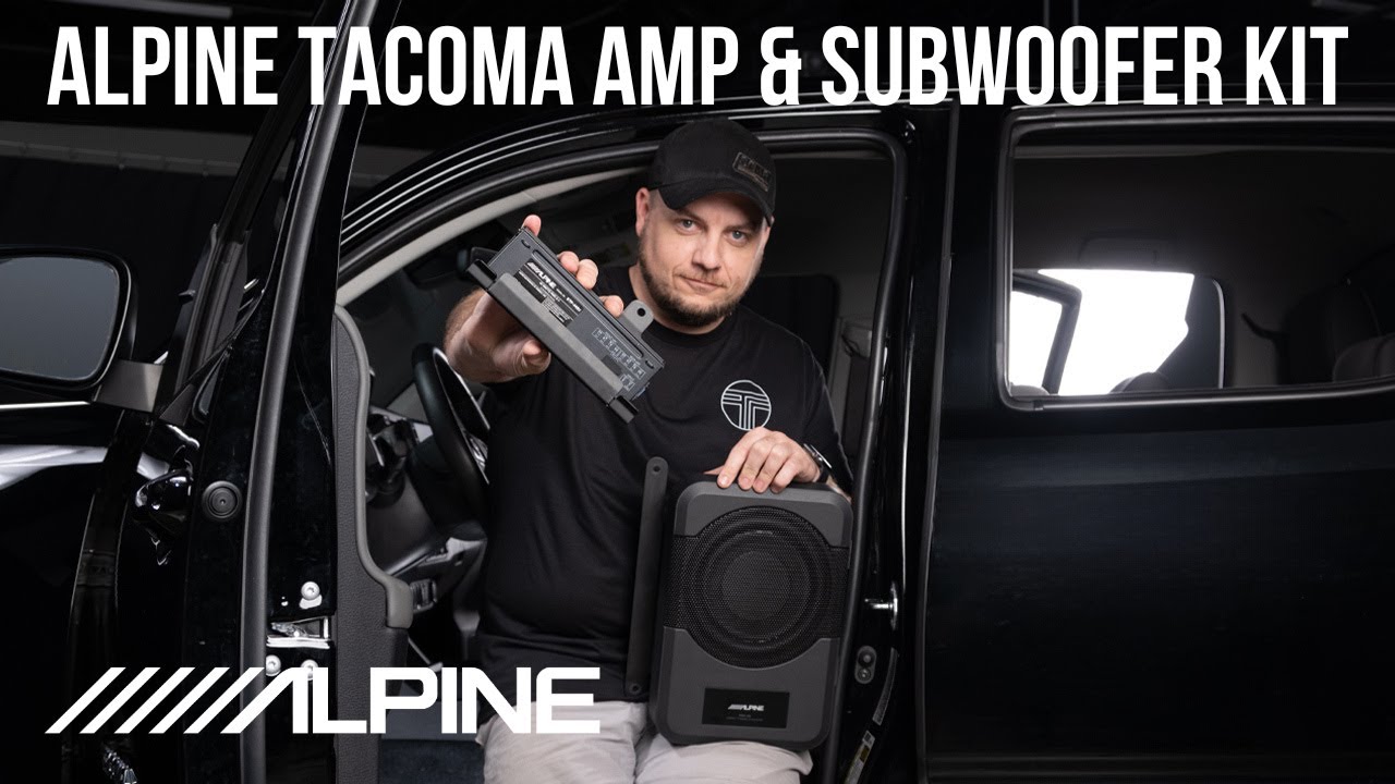Toyota Tacoma Alpine Plug & Play 4-Channel Amp & Powered Subwoofer Kit | 2016 - 2022 Toyota Tacoma