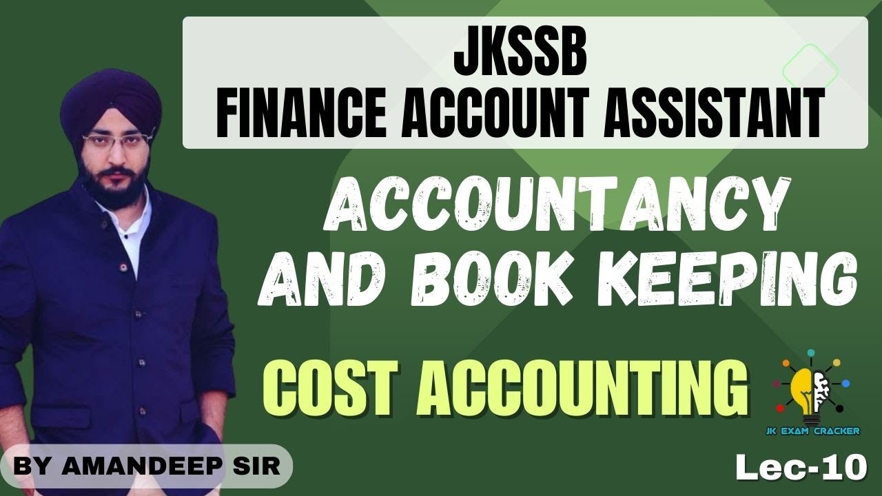 ACCOUNTANCY & BOOK-KEEPING II LEC-10 II MCQS ON COST ACCOUNTING II BY AMANDEEP SIR