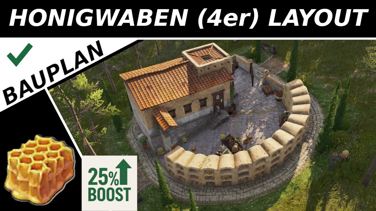 Anno 117: Honigwaben 🍯 Layout (4er) Tutorial