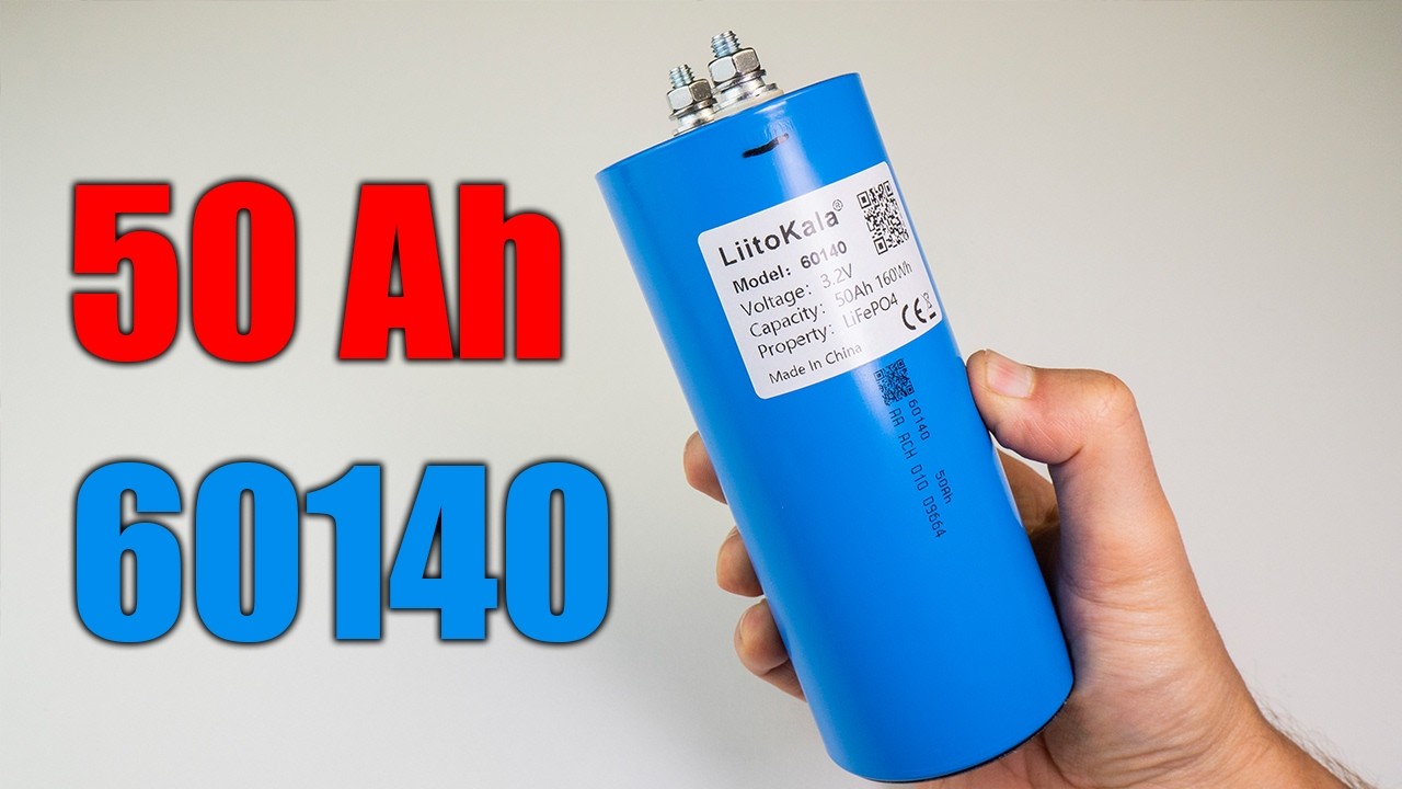 60140 50Ah LiFePo4 LiitoKala 3.2v - тест самого большого цилиндрического аккумулятора