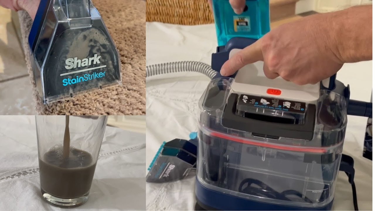SHOCKED how WELL this cleans! (Shark StainStriker Carpet Cleaner)