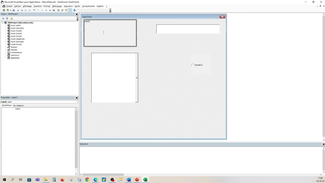 31 - Macro Excel  Créer un formulaire avec TextBox pas à pas !