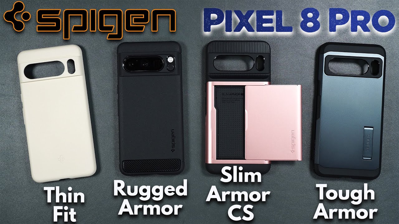 Spigen Case Lineup for Pixel 8 Pro