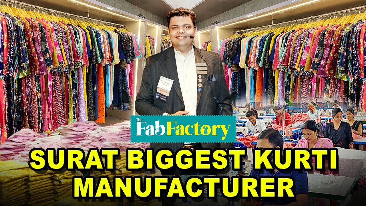SURAT BIGGEST KURTI MANUFACTURER || THE FAB FACTORY