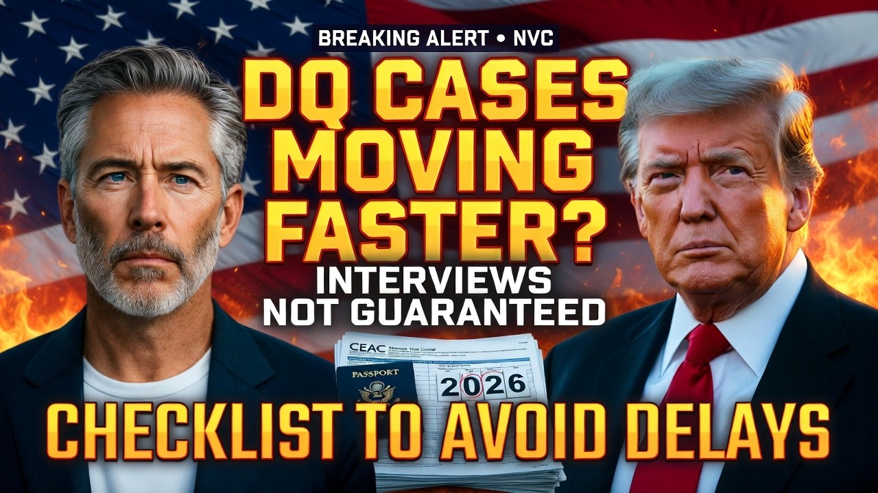 🚨BREAKING: NVC Processing Feb 2026- Faster Immigrant Visa Timelines for DQ Cases! #usimmigration