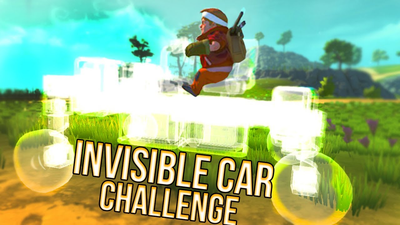INVISIBLE CAR RACE in Scrap Mechanics!!
